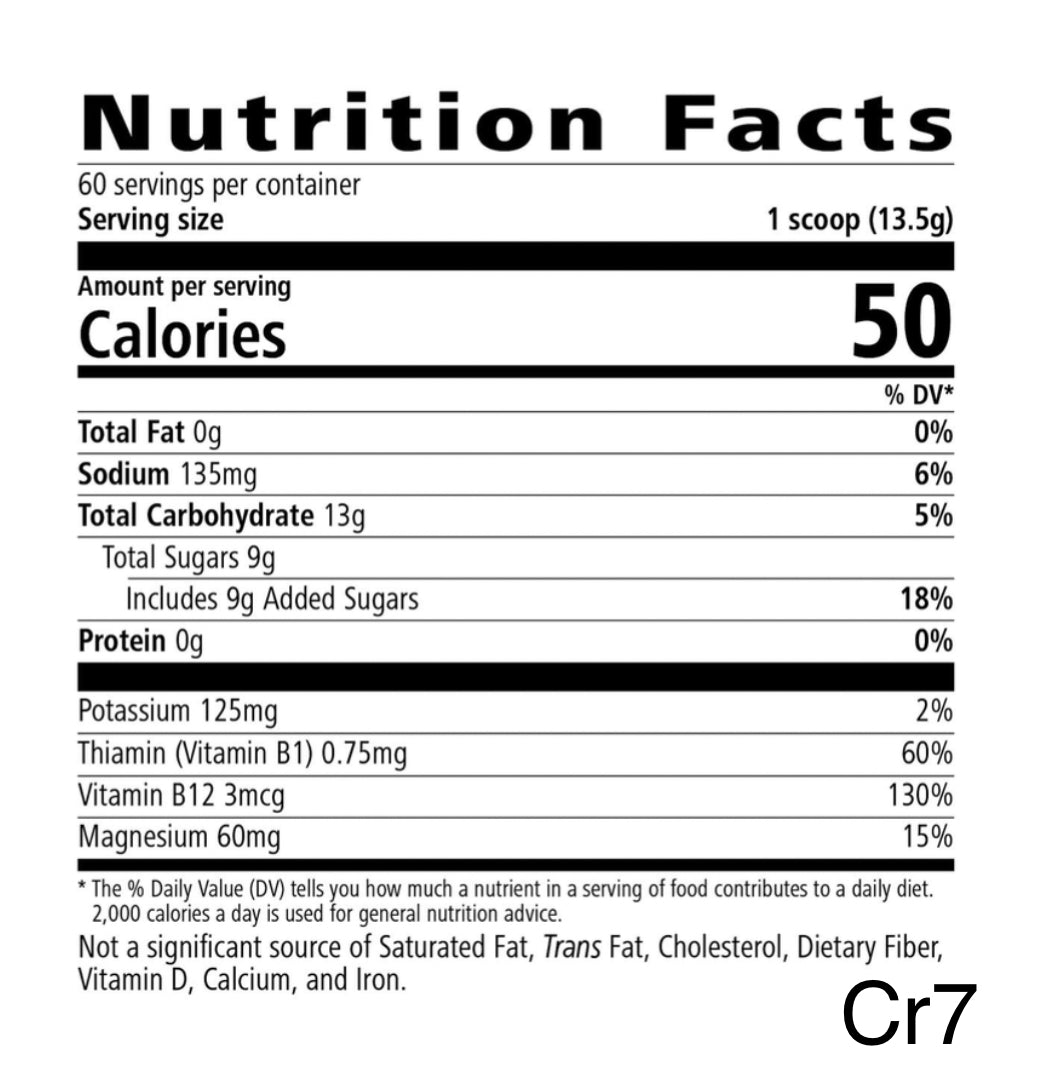 Blue Peach Mega Energy Tea
